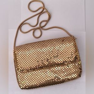 Vtg 1950s Delill Gold mesh Purse Chain Strap RARE!! Very Nice!! EUC!!.